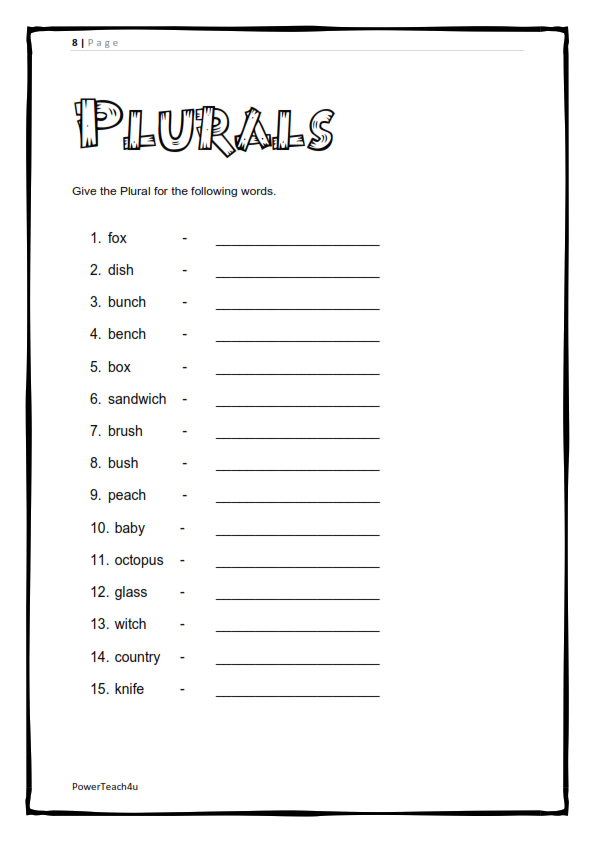 Grade 5 English FAL Term 3 -> workbook