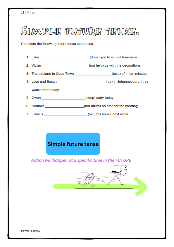 Grade 5 English FAL Term 3 -> workbook
