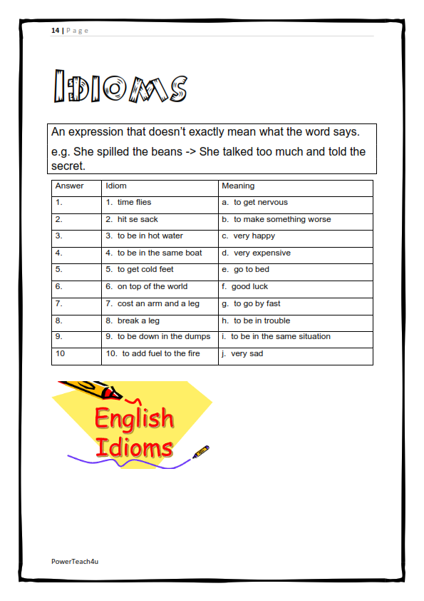 Grade 5 English FAL Term 3 -> workbook