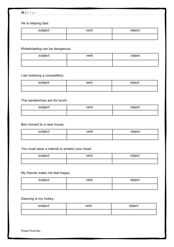 Grade 5 English FAL Term 3 -> workbook