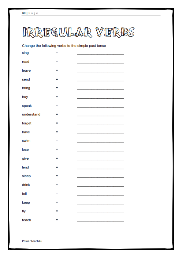 Grade 5 English FAL Term 3 -> workbook